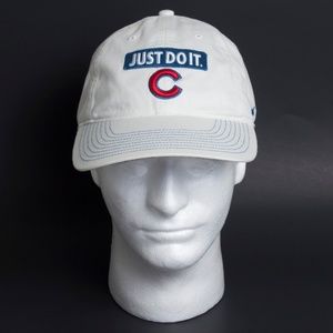 Vintage Chicago Cubs Strapback Hat Nike Just Do It